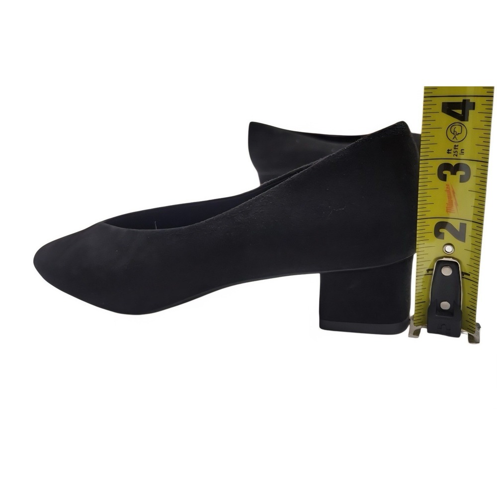 EVERLANE Vintage Style  Black Suede High Heels Pumps Size 6 - Picture 6 of 9